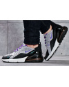 Женские кроссовки Nike Air Max 270 серые с черным и фиолетовым