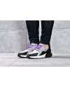 Купить Женские кроссовки Nike Air Max 270 серые с черным и фиолетовым