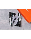 Купить Женские кроссовки Nike Air Max 270 серые с черным и фиолетовым