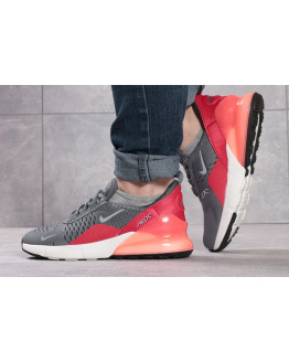 Жіночі кросівки Nike Air Max 270 сірі с коралловым