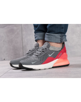 Жіночі кросівки Nike Air Max 270 сірі с коралловым