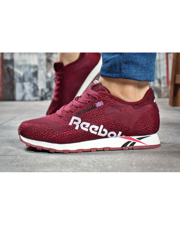 Жіночі кросівки Reebok Classic Runner Jacquard бордові