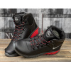 Купить Мужские ботинки на меху Nike ACG черные с красным