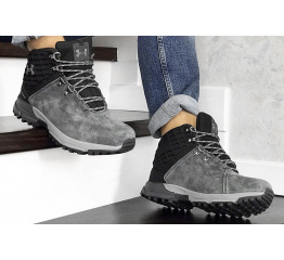 Купить Мужские ботинки на меху Under Armour Brower Mid grey/black в Украине