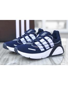 Чоловічі кросівки Adidas LXCON темно-сині з білим