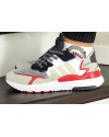 Чоловічі кросівки Adidas Nite Jogger BOOST білі з бежевим