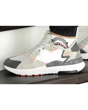 Чоловічі кросівки Adidas Nite Jogger BOOST бежеві з сірим