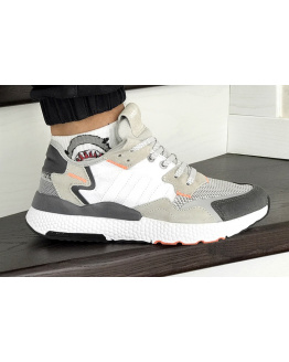 Чоловічі кросівки Adidas Nite Jogger BOOST бежеві з сірим
