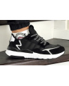 Купить Мужские кроссовки Adidas Nite Jogger BOOST черные с белым