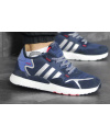 Чоловічі кросівки Adidas Nite Jogger BOOST сині з білим