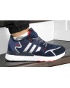 Купить Чоловічі кросівки Adidas Nite Jogger BOOST сині з білим
