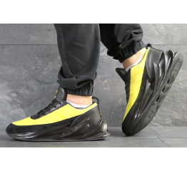 Мужские кроссовки Adidas Sharks черные с желтым