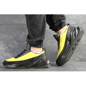 Мужские кроссовки Adidas Sharks черные с желтым