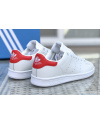Купить Мужские кроссовки Adidas Stan Smith белые с красным