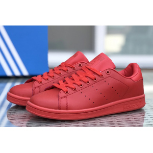 Мужские кроссовки Adidas Stan Smith красные