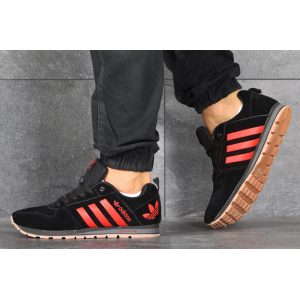 Чоловічі кросівки Adidas V Racer Classic чорні з червоним