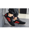 Купить Чоловічі кросівки Adidas V Racer Classic чорні з червоним