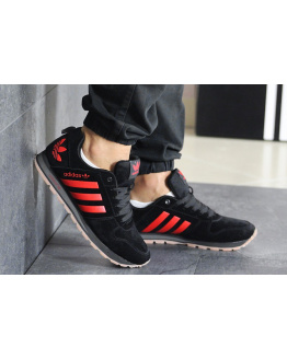 Чоловічі кросівки Adidas V Racer Classic чорні з червоним