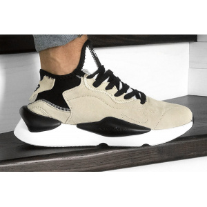 Мужские кроссовки Adidas Y-3 Kaiwa бежевые
