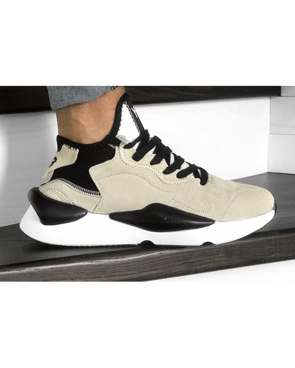 Чоловічі кросівки Adidas Y-3 Kaiwa бежеві