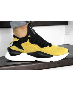 Мужские кроссовки Adidas Y-3 Kaiwa желтые