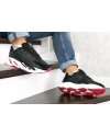 Чоловічі кросівки Adidas Yeezy Boost 700 V2 Static чорні з білим и красным