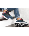 Мужские кроссовки Adidas Yeezy Boost 700 V2 Static синие с черным