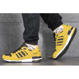 Мужские кроссовки Adidas ZX 750 горчичные