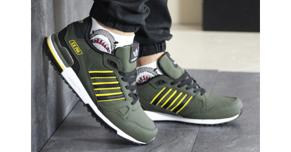 Купить мужские кроссовки Adidas ZX 750 хаки