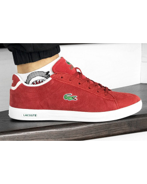 Мужские кроссовки Lacoste Carnaby красные