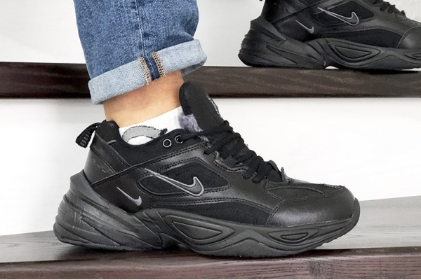 Мужские кроссовки на меху Nike M2K Tekno черные
