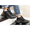 Купить Мужские кроссовки на меху Nike M2K Tekno черные с оранжевым