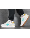 Чоловічі кросівки New Balance 574 светло-бежеві з бірюзовим