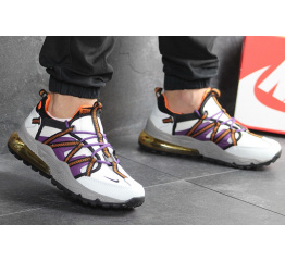 Мужские кроссовки Nike Air Max 270 Bowfin белые с фиолетовым