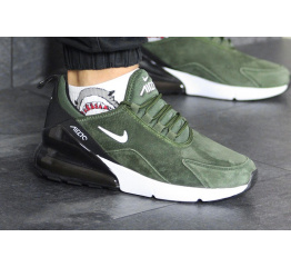 Мужские кроссовки Nike Air Max 270 Leather зеленые