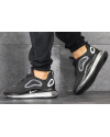 Чоловічі кросівки Nike Air Max 720 чорні з сірим