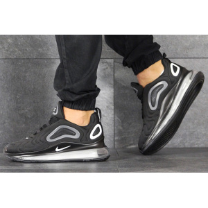 Чоловічі кросівки Nike Air Max 720 чорні з сірим