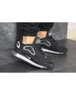 Чоловічі кросівки Nike Air Max 720 чорні з сірим