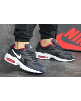 Чоловічі кросівки Nike Air Max2 темно-сині з білим
