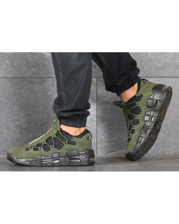 Мужские кроссовки Nike Air More Money зеленые