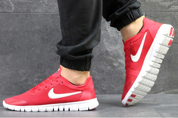 Мужские кроссовки Nike Free Run 3.0 V2 красные