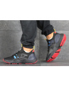Чоловічі кросівки Nike Huarache E.D.G.E. чорні з блакитним и красным