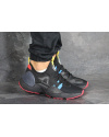 Купить Чоловічі кросівки Nike Huarache E.D.G.E. чорні з блакитним и красным