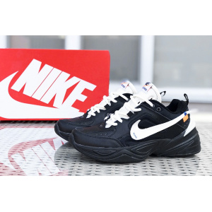 Чоловічі кросівки Nike M2K Tekno x Off-white чорні з білим