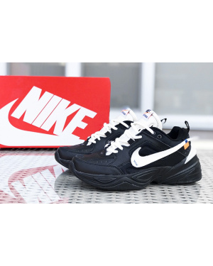Чоловічі кросівки Nike M2K Tekno x Off-white чорні з білим