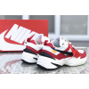 Мужские кроссовки Nike M2K Tekno x Off-white красные с бежевым