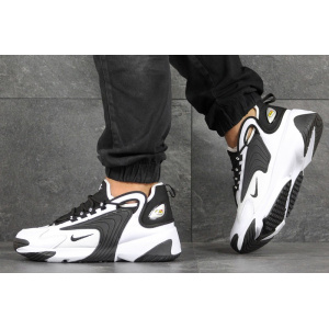Мужские кроссовки Nike Zoom 2K белые с черным