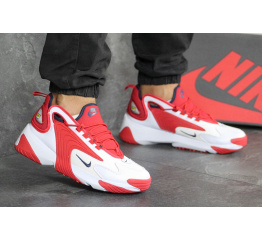 Мужские кроссовки Nike Zoom 2K красные с белым