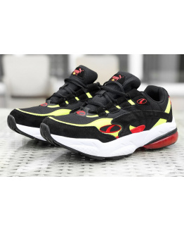 Мужские кроссовки Puma Cell Venom черные с неоновым