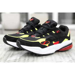 Мужские кроссовки Puma Cell Venom черные с неоновым